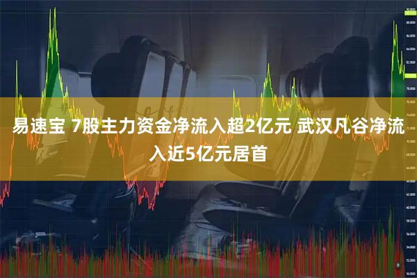 易速宝 7股主力资金净流入超2亿元 武汉凡谷净流入近5亿元居首